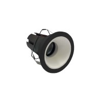Logica Deep Evo Fix Dimmable Black White LED Recessed Spotlight
