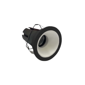 Logica Deep Evo Fix Faretto a LED Dimmerabile Nero Bianco da