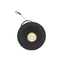 Logica Deep Evo Fix Faretto a LED Dimmerabile Nero da Incasso