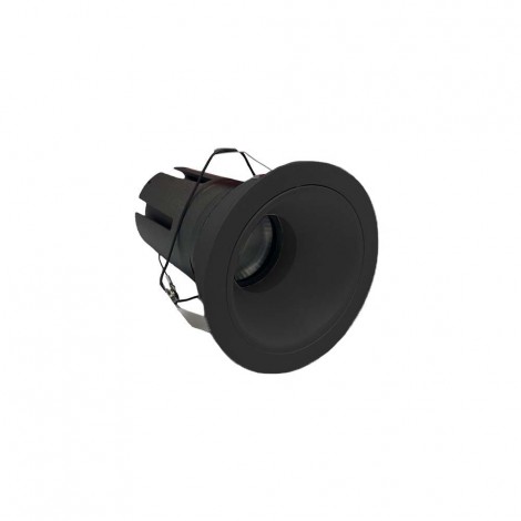 Logica Deep Evo Fix Dimmable Black LED Recessed Spotlight for