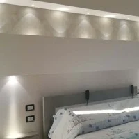 Logica Deep Evo Fix Faretto a LED Dimmerabile Nero Argento da
