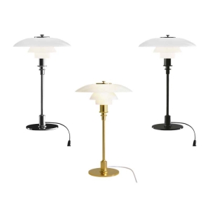 Louis Poulsen PH 3/2 Table Lamp with Diffused Light for Indoor