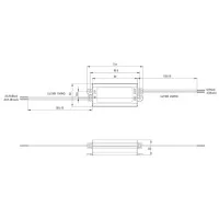 Meanwell Alimentatore Mini LED 8W 24V IP42 Tensione Costante
