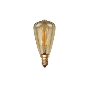 Lampadina ST46 vintage d46 40W Cono E14 filamento carbonio
