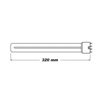 Duralamp Duralux L 24W 2G11 3000K 1800lm Dimmable Fluroescent