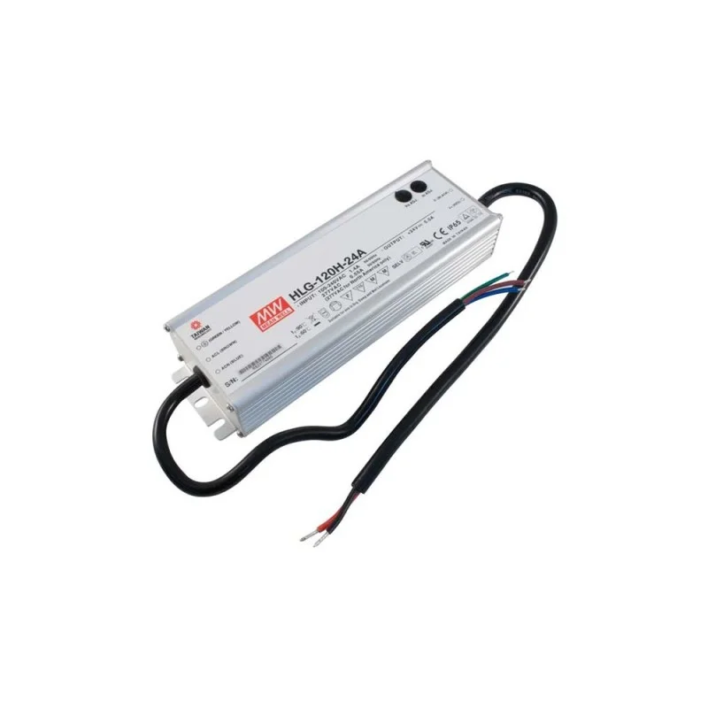 Meanwell Alimentatore HLG-120H-24A 120W 24V IP65 Tensione Meanwell Alimentatore HLG-120H-24A 120W 24V IP65 Tensione
