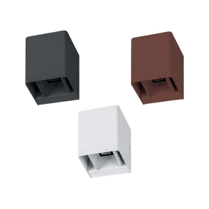 Lampo UP & DOWN 12W Biemission LED Cube Wall Lamp with Dual