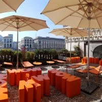 Slide Design WOW Modern Decorative Polyethylene Bench By Kazuko Slide Design WOW Modern Decorative Polyethylene Bench By Kazuko