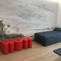 Slide Design WOW Panchina Decorativa Moderna in Polietilene By