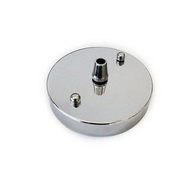 Rosetta wall Ceiling rose with single output Silver Chrome Rosetta wall Ceiling rose with single output Silver Chrome