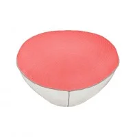 Oluce Pill-Low Bianco Rosso Lampada Cuscino da Terra per
