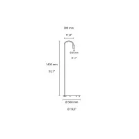 Flos Caule Floor 3 Lampada da Terra a LED Dimmerabile da