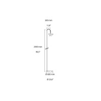 Flos Caule Floor 4 Lampada da Terra a LED Dimmerabile da