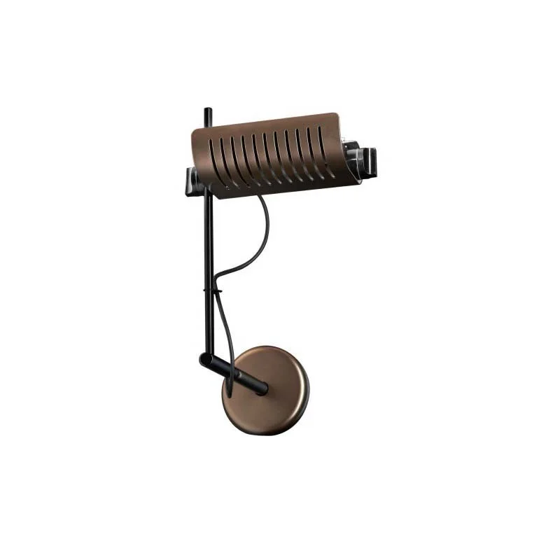 Oluce Colombo Lampada LED da Parete Orientabile Stile Vintage Oluce Colombo Lampada LED da Parete Orientabile Stile Vintage