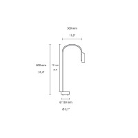 Flos Caule Bollard 1 Dimmable LED Floor Lamp for Outdoor By