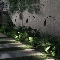Flos Caule Bollard 3 Dimmable LED Floor Lamp for Outdoor By