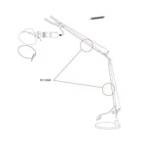 Artemide Ricambio Braccio Superiore-Inferiore per Tolomeo LED Artemide Ricambio Braccio Superiore-Inferiore per Tolomeo LED