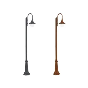 Sovil Lampara Palo Alto E27 Floor Lamp In Aluminum For Outdoor