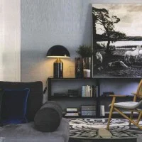 Oluce Atollo 239 Lampada da Tavolo 2x75W E27 Dimmer Nero