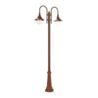 Sovil Lampara Palo Two Lights E27 Floor Lamp In Aluminum For