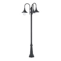 Sovil Lampara Palo Three Lights E27 Floor Lamp In Aluminum For