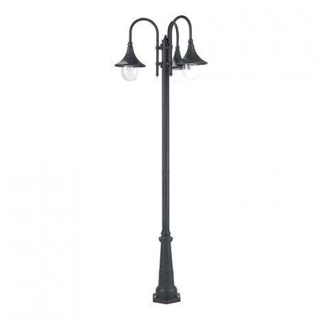 Sovil Lampara Palo Three Lights E27 Floor Lamp In Aluminum For