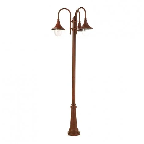 Sovil Lampara Palo Three Lights E27 Floor Lamp In Aluminum For
