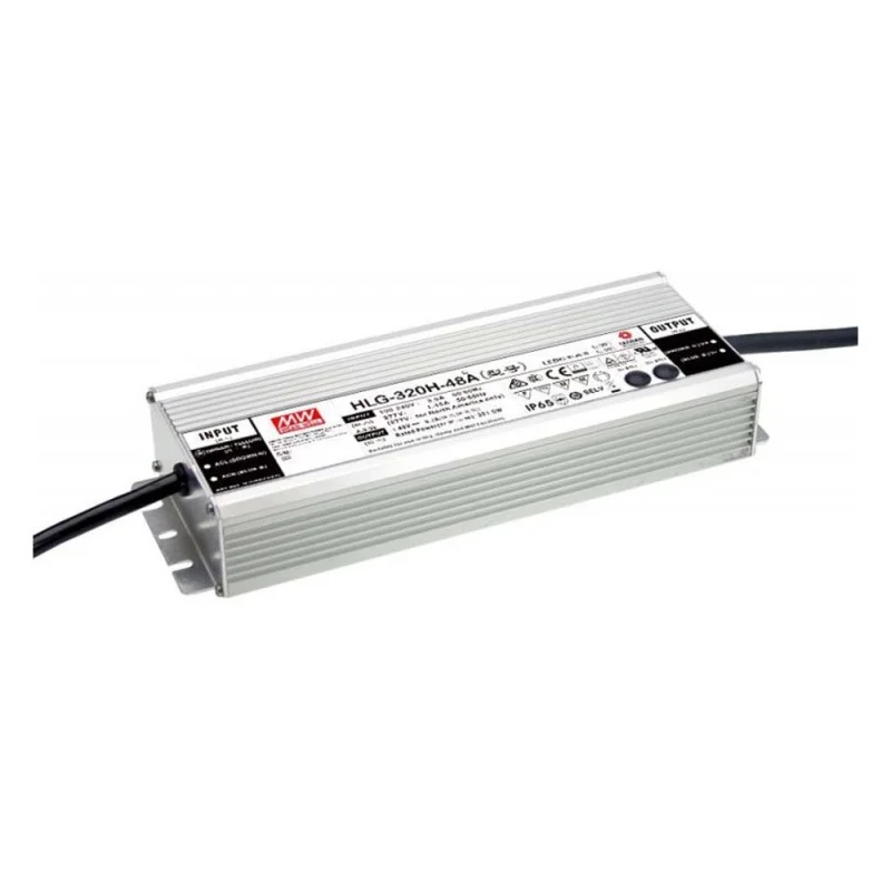 Meanwell Power Supply HLG-320H-48A 320W 48V IP65 Constant Meanwell Power Supply HLG-320H-48A 320W 48V IP65 Constant