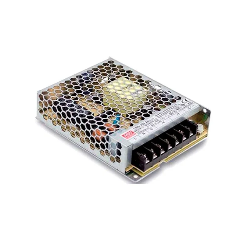 Meanwell Alimentatore LRS-100-12 102W 12V 8.5A per LED Tensione Meanwell Alimentatore LRS-100-12 102W 12V 8.5A per LED Tensione