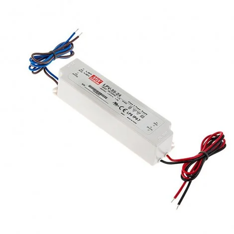 Meanwell Alimentatore LPV-35-12 35W 12V 3A IP67 per LED
