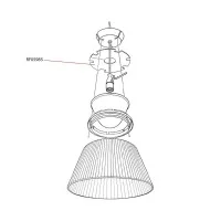 Flos Replacement Anti-Dust Screen for Romeo Moon Lamp