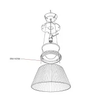 Flos Replacement Support Ring for Romeo Moon Lamp