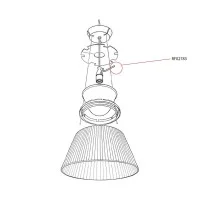 Flos Ricambio Supporto Portalampada per Lampada Romeo Moon