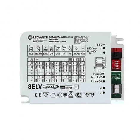 Ledvance Power Supply 60W 220 240V 700 1400mA Dali Dimmable Constant Ledvance Power Supply 60W 220 240V 700 1400mA Dali Dimmable Constant