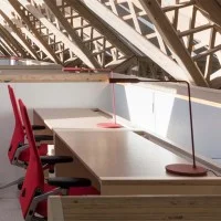 Lumina FLO Desk Dimmable Adjustable LED Table Lamp By Foster +