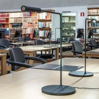 Lumina FLO Desk Dimmable Adjustable LED Table Lamp By Foster +