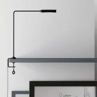 Lumina FLO Clamp LED Dimmable Table Lamp with Clamp By Foster +