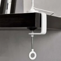Lumina FLO Clamp LED Dimmable Table Lamp with Clamp By Foster +