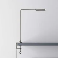 Lumina FLO Clamp LED Dimmable Table Lamp with Clamp By Foster +