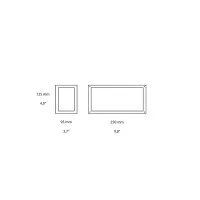 Ai Lati Home Lampada da Parete e Soffitto in Vetro per Esterno