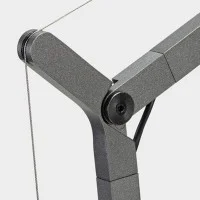 Artemide Demetra LED Table Lamp Dimmable Gray Anthracite By