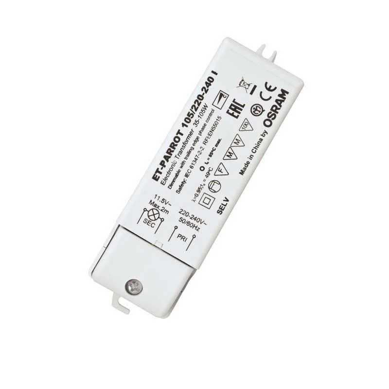 Osram elettronic transformer ET-Parrot 105W 12V 35-105W led or Osram elettronic transformer ET-Parrot 105W 12V 35-105W led or