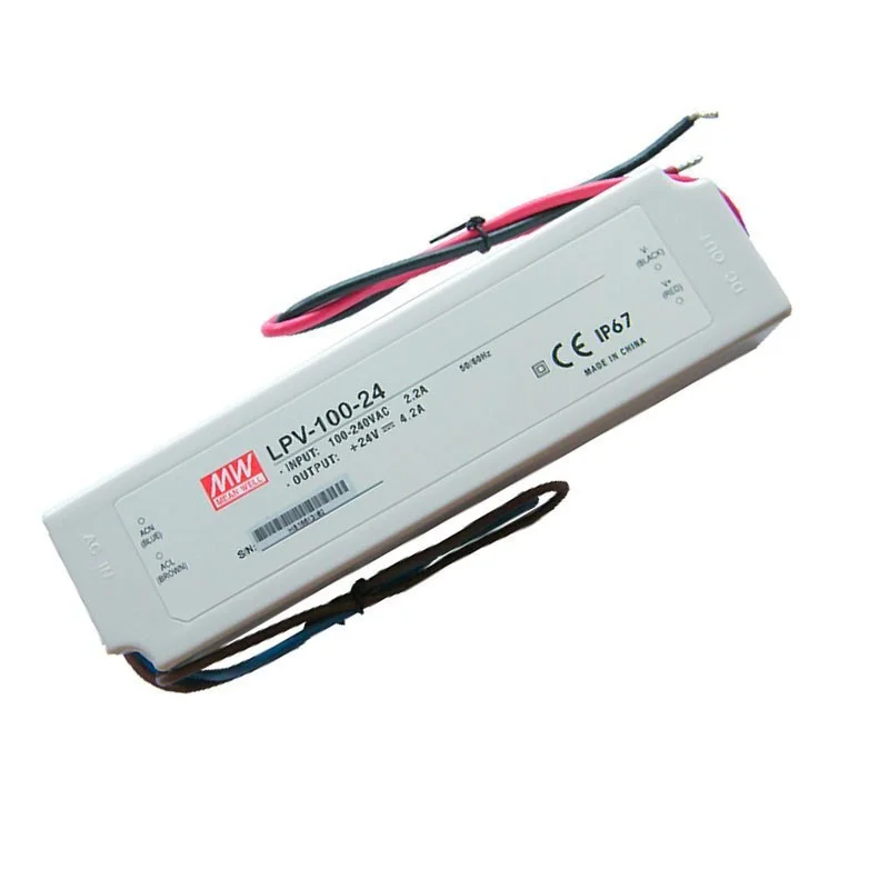 Meanwell Power Supply LPV-100-24 100W 24V IP67 4.5A LED