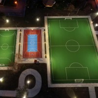 Big Proiettore LED 1175W IP66 da Esterni ad Alta Luminosità per