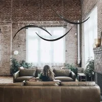 Cattaneo Heron Suspension 95 Lampada da Sospensione a LED