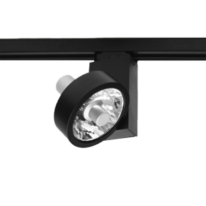 Lucifero's Pro-In Proiettore da Binario Orientabile Gu10 Nero