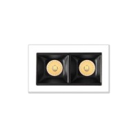 Beneito Faure Tram Incasso Lineare a 2 Luci LED Tuneable White
