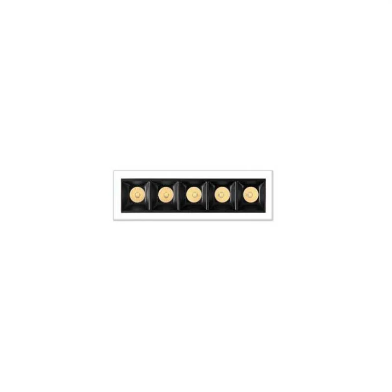 Beneito Faure Tram Incasso Lineare a 5 Luci LED Tuneable White Beneito Faure Tram Incasso Lineare a 5 Luci LED Tuneable White
