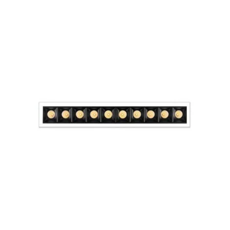 Beneito Faure Tram Incasso Lineare a 10 Luci LED Tuneable White