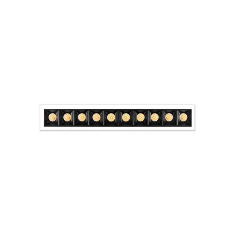 Beneito Faure Tram Incasso Lineare a 10 Luci LED Tuneable White